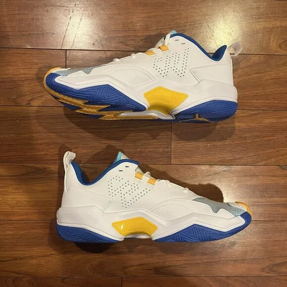 Nike Air Jordan One Take 4 White Blue Basketball Shoes Size 11.5 - Picture 2 of 7